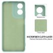 Moto E14 Green Liquid Silicone Dropproof Full Coverage Case - 6
