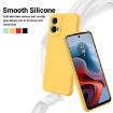 Moto G Power 2024 Yellow Liquid Silicone Dropproof Case - 3