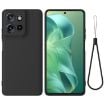 Moto G Power 2025 Black Liquid Silicone Dropproof Phone Case - 1