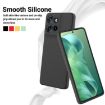 Moto G Power 2025 Black Liquid Silicone Dropproof Phone Case - 3