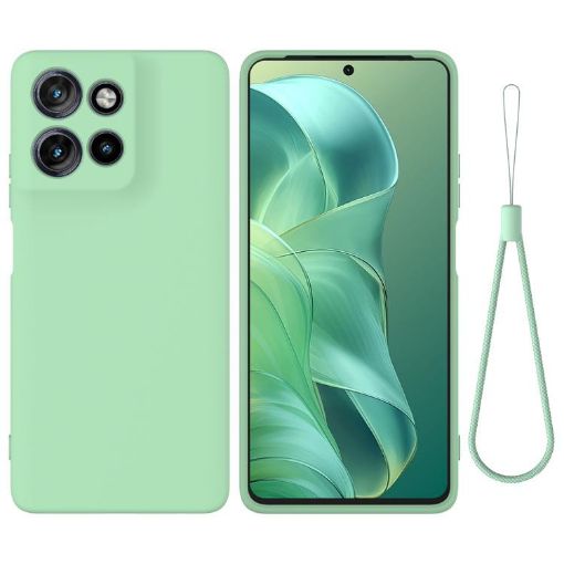 Moto G Power 2025 Green Silicone Dropproof Full Coverage Case - 1