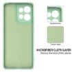 Moto G15 Green Liquid Silicone Dropproof Full Coverage Case - 6
