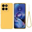 Yellow Silicone Full Coverage Case for Motorola Moto G Stylus 5G 2025 - 1