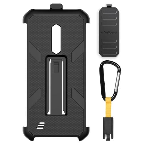 Ulefone Armor X12 Pro Back Clip Phone Case with Carabiner (Black) - 1