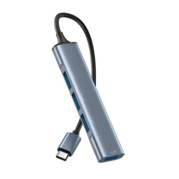 Yesido HB17 4 in 1 USB-C Type-C Multifunctional Docking HUB Adapter - 1