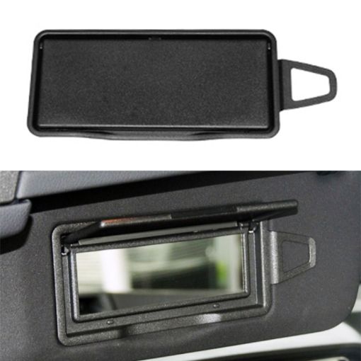 Mercedes W212/W218 Left Sun Visor Makeup Mirror Black - 1