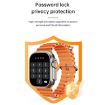 WS-E9 Ultra 2.2" IP67 Waterproof Smart Watch, Heart Rate/NFC (Blue) - 4