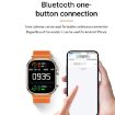 WS-E9 Ultra 2.2" IP67 Waterproof Smartwatch, HR/NFC, Blue Band - 4