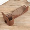 Canon EOS R8 PU Leather Camera Half Case Base, Coffee Color - 2