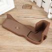 Canon EOS R8 PU Leather Camera Half Case Base, Coffee Color - 3