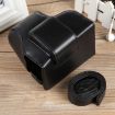 Canon EOS R50 Magnetic Leather Camera Case Bag with Strap, Black - 4