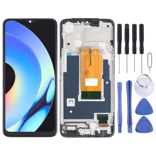 Realme 10s OEM LCD Screen Digitizer Assembly with Frame - 1