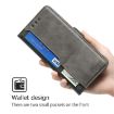 Realme P3 Ultra 5G Black/Grey Leather Phone Case with Buckle - 5
