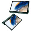 Samsung Galaxy Tab A8 Dark Green 3-Fold Acrylic Leather Case - 3