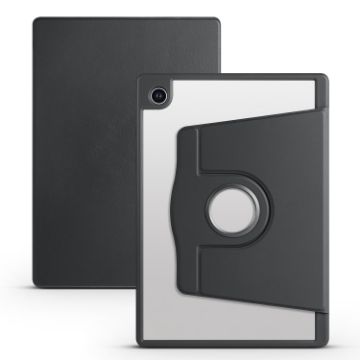 Samsung Galaxy Tab A8 360 Rotation Smart Leather Case Black - 1
