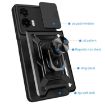 Moto G35 5G Global Case Black: Sliding Camera Cover TPU+PC - 3