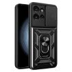 Motorola Edge 50 5G Black Sliding Camera Cover TPU+PC Case - 1