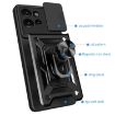 Motorola Edge 50 5G Black Sliding Camera Cover TPU+PC Case - 3