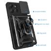 Moto G Power 2025 Case with Sliding Camera Cover - Blue TPU+PC - 3