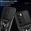 Realme C75/14x 5G Case with Sliding Camera Cover - Blue TPU Hybrid PC - 5