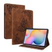 Samsung Galaxy Tab S5e T720/T725 Butterfly Flower Leather Case - 1