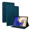 Galaxy Tab S4 10.5 Butterfly Flower Embossed Leather Case (Blue) - 1