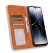 Ulefone Note 16 Pro Retro Brown Leather Phone Case with Magnet - 4