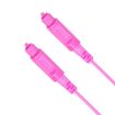 EMK 10m Pink OD2.2mm Digital Optical Audio Fiber Speaker Cable - 2