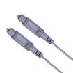 15m EMK Digital Audio Optical Fiber Speaker Cable (Silver Grey) - 2