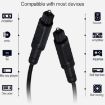 15m EMK Digital Audio Optical Fiber Cable OD2.2mm (White) - 4