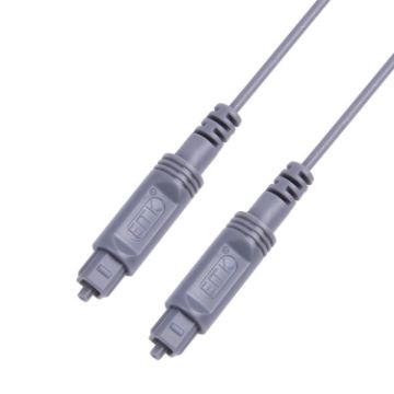 20m EMK Digital Audio Optical Fiber Cable, OD2.2mm (Silver Grey) - 1