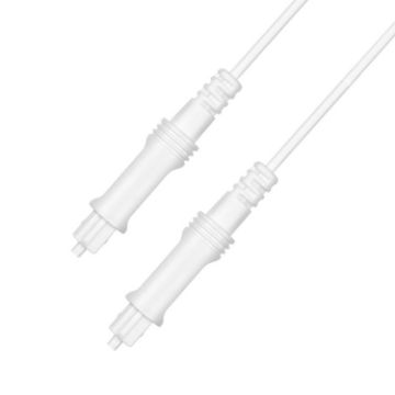 30m EMK Digital Optical Fiber Speaker Cable OD2.2mm (White) - 1