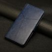 OPPO A5 5G Y-Pattern Blue Flip Leather Case - 2