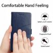 OPPO A5 5G Y-Pattern Blue Flip Leather Case - 6