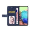 OPPO A5x 4G/5G Y-Pattern Flip Leather Phone Case (Blue) - 4