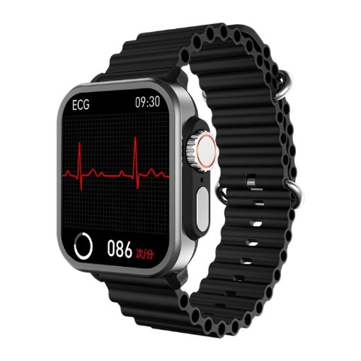 SPOVAN H6 Smart Watch 1.83" TFT, Bluetooth Call, Blood Oxygen, Black - 1