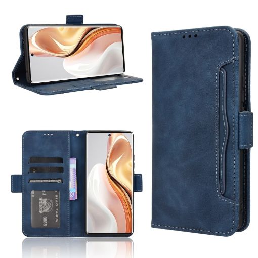 Ulefone Note 17 Pro Blue Leather Case with Card Slots - 1