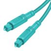 1m EMK Sky Blue OD4.0mm Square Port Optical Audio Cable - 1