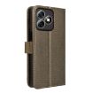 Ulefone Note 18 Ultra Brown Diamond Texture Leather Case - 3