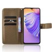 Ulefone Note 21 Brown Leather Phone Case with Diamond Texture - 4