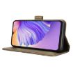 Ulefone Note 21 Brown Leather Phone Case with Diamond Texture - 5
