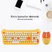 QW05 Mixed Color 2.4G Wireless Keyboard Mouse Set - Purple - 4