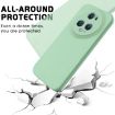 For Honor Magic5 Pro Green Liquid Silicone Dropproof Phone Case - 4