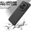 For Honor Magic6 Pro Liquid Silicone Dropproof Phone Case - Black - 3