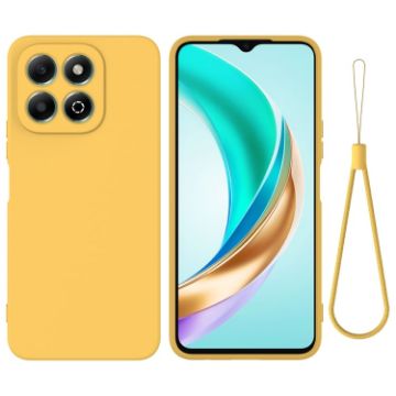 For Honor X6b 4G Yellow Dropproof Silicone Phone Case - 1