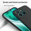 For Honor X8c 4G Black Full Coverage Silicone Phone Case - 4