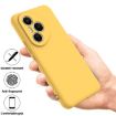 For Honor 400 Pro Yellow Liquid Silicone Dropproof Phone Case - 2
