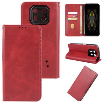 Ulefone Armor 22 Red Leather Phone Case with Magnetic Closure - 1
