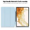Samsung Galaxy Tab S9+ Light Blue TPU Leather Case with Pen Slot - 3