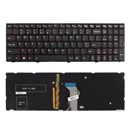 Lenovo IBM Y500/Y510P/Y590 US Backlit Laptop Keyboard Frame - 1